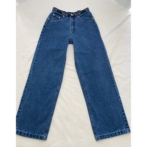 Vintage Y2K Ladies Hi-Rise B.U.M Equipment Jeans Size 7/8